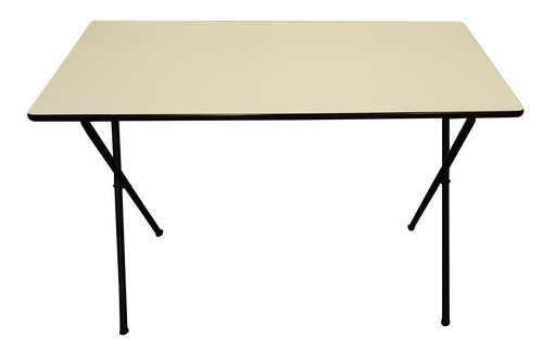 Meta Folding Dining Table with 4 Artificial Faux Leather Padded Chairs Set - Picture 37 of 45