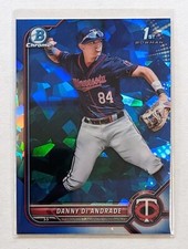 2022 Bowman Chrome Sapphire Danny De Andrade 1st Bowman #BCP-156 Minnesota Twins