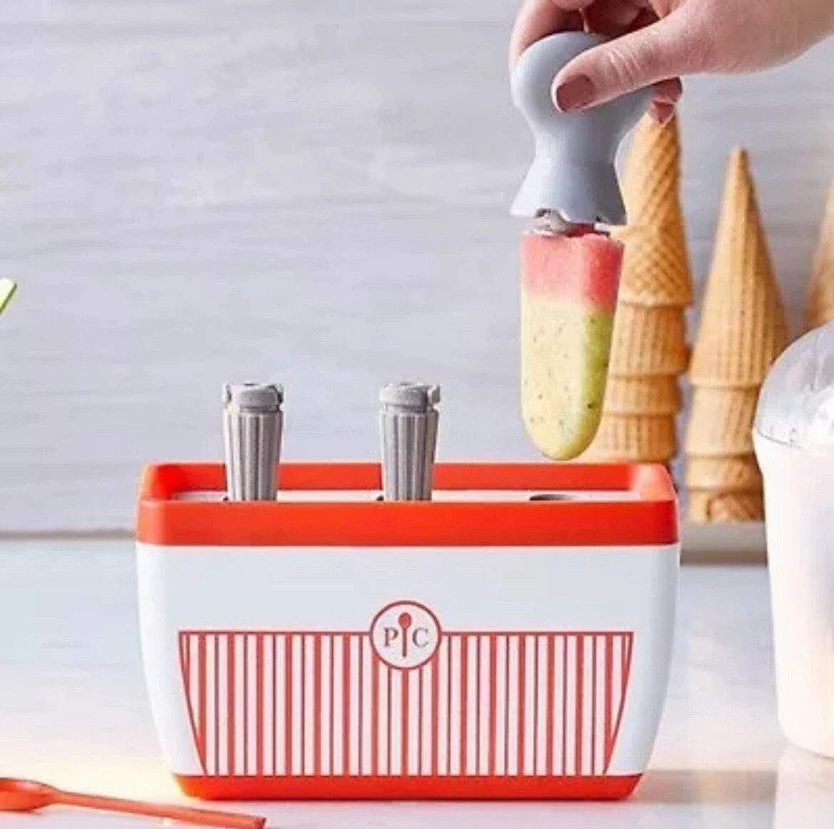 Pampered Chef 1799 Quicksicle Maker Fruit Juice Berries Frozen Treats New In Box