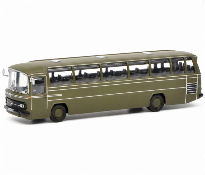 Para Schuco PARA Mercedes Para Benz O302 Autobús Bundeswehr Verde Ejército 1:87 Camión Modelo Foto 2 de 2