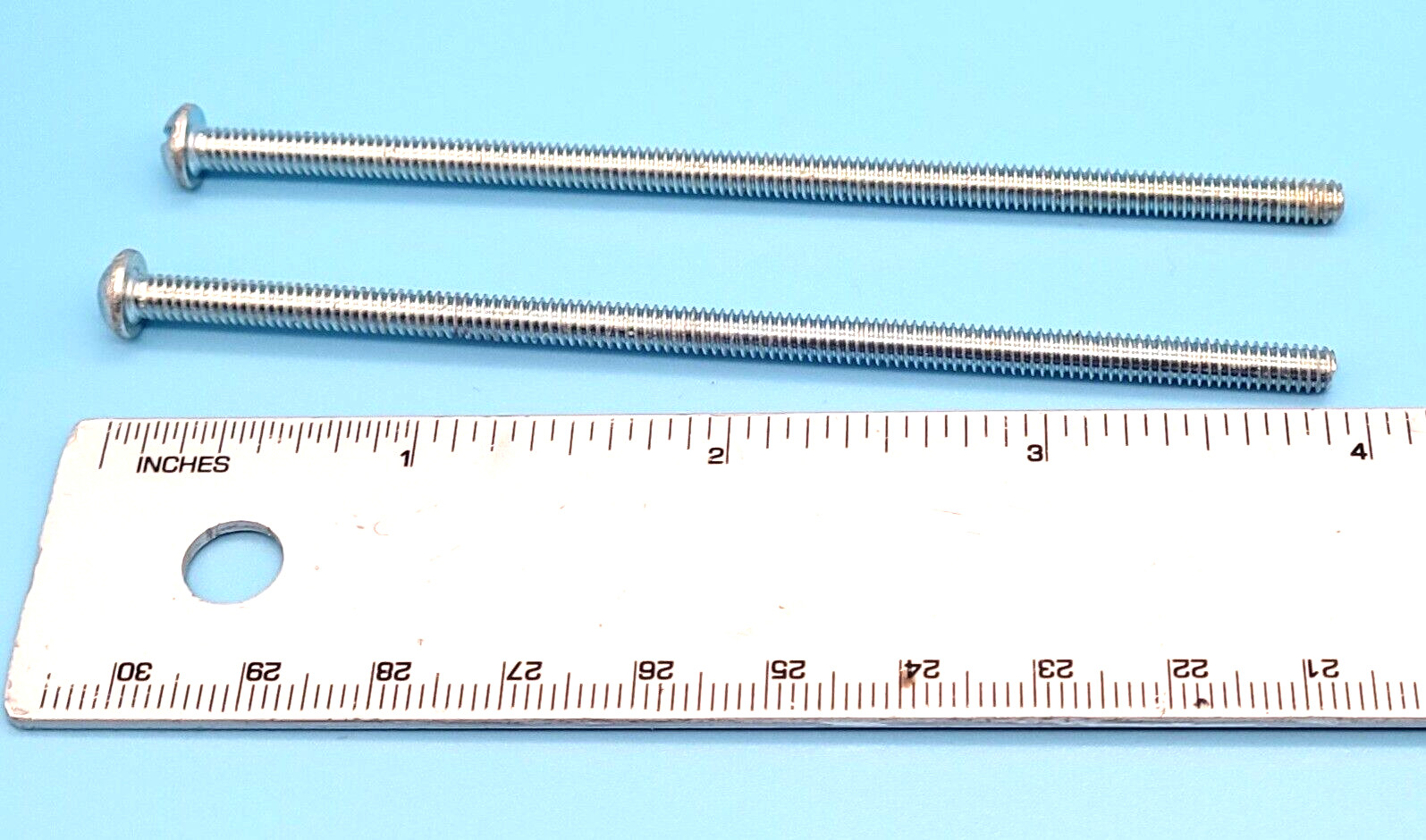 832×4 Round Head Slotted Machine Screws Steel Zinc Plated Qty 20