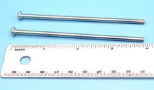 8-32x4 Round Head Slotted Machine Screws Steel Zinc Plated Qty 20