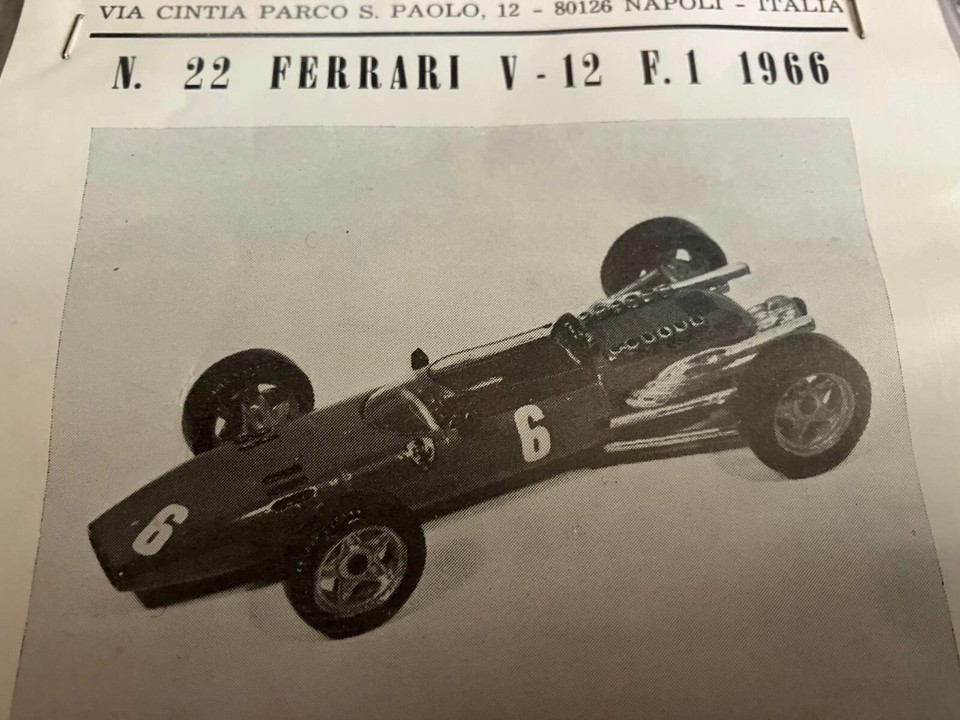 FDS #22-1/43-DIE CAST-1966 FERRARI V-12 F.1. MODEL CAR KIT | eBay