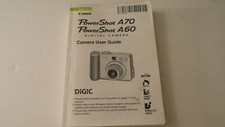 RARE CANON POWERSHOT A60 A70 CAMERA USER INSTRUCTION OWNERS MANUAL OPERATING