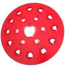 Apple Pie Top Dough Cutter Fox Run #4780 Plastic 9.65" Culinary Tool for Kitchen