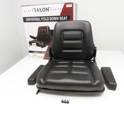 Talon 35000BK 18'' x 23'' x 21.5'' Depth Universal Fold Down Seat W/ Arm Rests