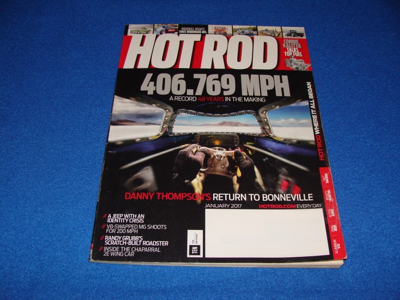 Hot Rod Magazine January 2017, Vol. 70, No. 1 Used