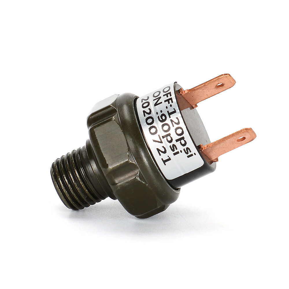 Air Ride Compressor Pressure Switch Control 1/4 inch NPT Connector 90