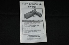 Virtua Cop Sega SATURN INSTRUCTION MANUAL ONLY BOOKLET GENUINE NO WRITING