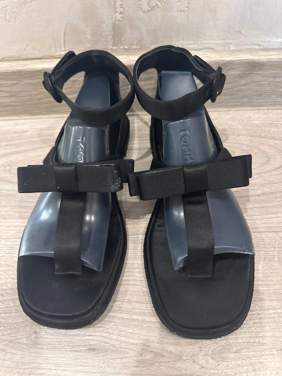 PRADA Milano sandali stoffa nera EU 39