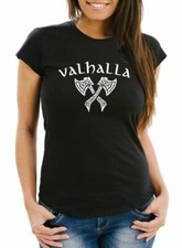 Women's Valhalla Viking Axe Norse Mythology Odin Fashion Street Style T-Shirt