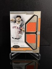 #'ed/99 💥 JUSTIN VERLANDER SP 2024 Topps Tier One Relics Dual Patch #T1R-JV