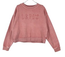 Levi's Strauss  Co Women's Cropped Pullover Sweatshirt Size XS