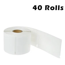 40Rolls 2-5/16" x 4" Large White Shipping 300 Labels 30256 For Dymo LabelWriter