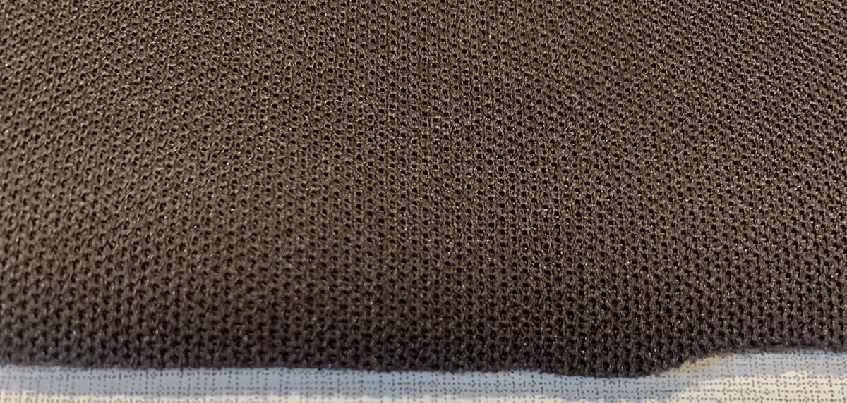 By the meter original car roof fabric dark brown super stretchable 154 cm  wide!
