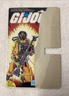 1985 Vintage GI Joe Cobra Lot Airtight Figure Canadian Full File Card Back Cut