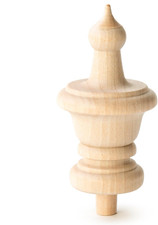 Wooden Finials, Wood Finials Work Great as Toppers, DIY D cor, and for Furniture
