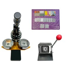 2x2in Magnet Maker Machine Kit with 100-200pcs Materials for Fridge Badge DIY