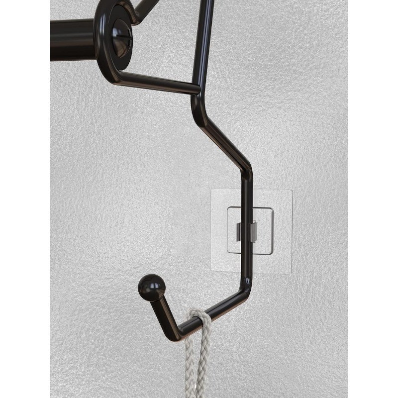 Over The Door Triple Towel Rack &Hooks Towel Bar Hanger for Bathroom Adjustable 