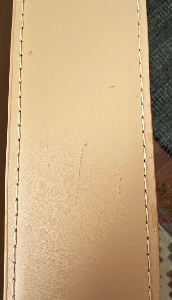 Silla Mid-Century Moderna de Cuero Tostado y Cromo Estilo Wassily Foto 3 de 4