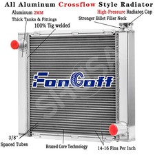 Universal 3 Row Aluminum Radiator For Chevy Gm Sbc Bbc 22 W X 19 H