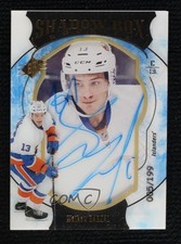 2016-17 SPx Shadow Box Rookies Blue Auto 5/199 Mathew Barzal #66 Auto s5q