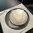 1908-D Barber Silver Half Dollar