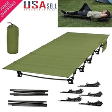 Portable Camping Cot Sleeping Cot Ultralight Backpacking Cot Bed Outdoor Hiking