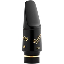 Vandoren V16 Series Hard Rubber Alto Saxophone Mouthpiece A6 Medium Chamber