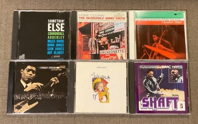 LOT of 6 Jazz CDs Blue Note, Miles Davis, Cannonball Adderley, Jimmy Smith