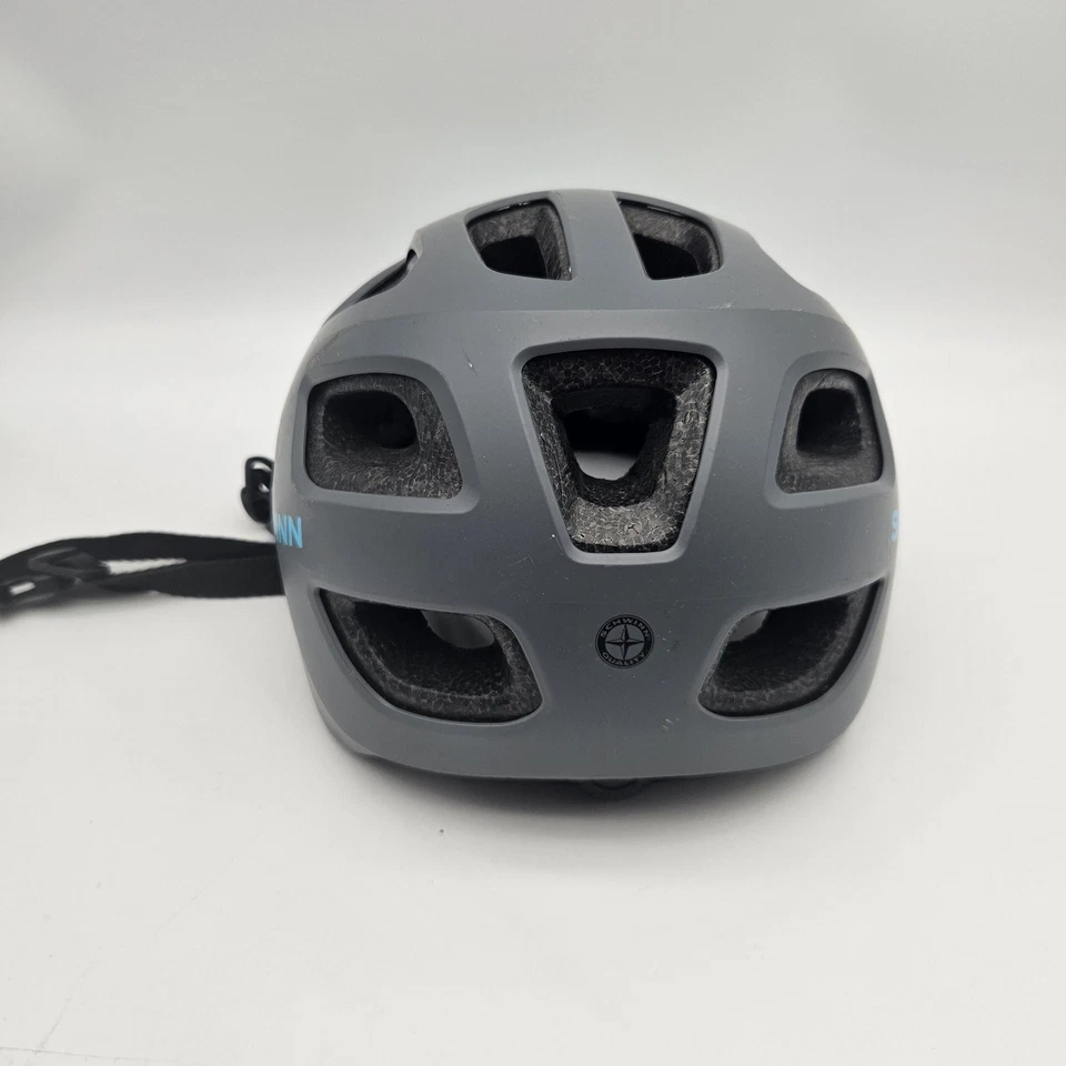 Casco de bicicleta Schwinn MTB ajuste de esfera gris verde azulado visera ventilada SW7566AWJ-2 Foto 4 de 4