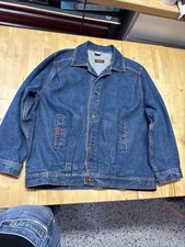 Gitano Jean Jacket With Orange Stitching Vintage