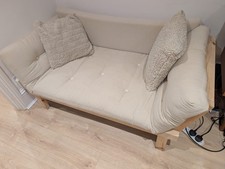 Twingle Pine Futon Sofa bed By Futon Company- Never Used