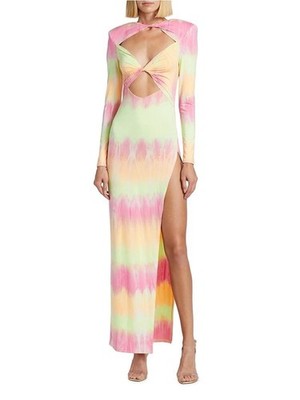 bronx and banco orange dress Bronx Banco Bronte Maxi Dress in Orange