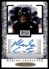 2021 SAGE HIT Autographs Black Marlon Character Auto #A36