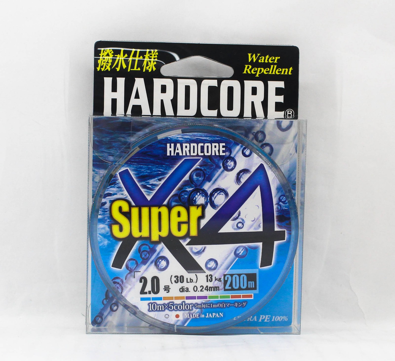Yo Zuri Duel P.E Line Hardcore Super X4 200m P.E 2.0 30lb H4309-5C (5286)