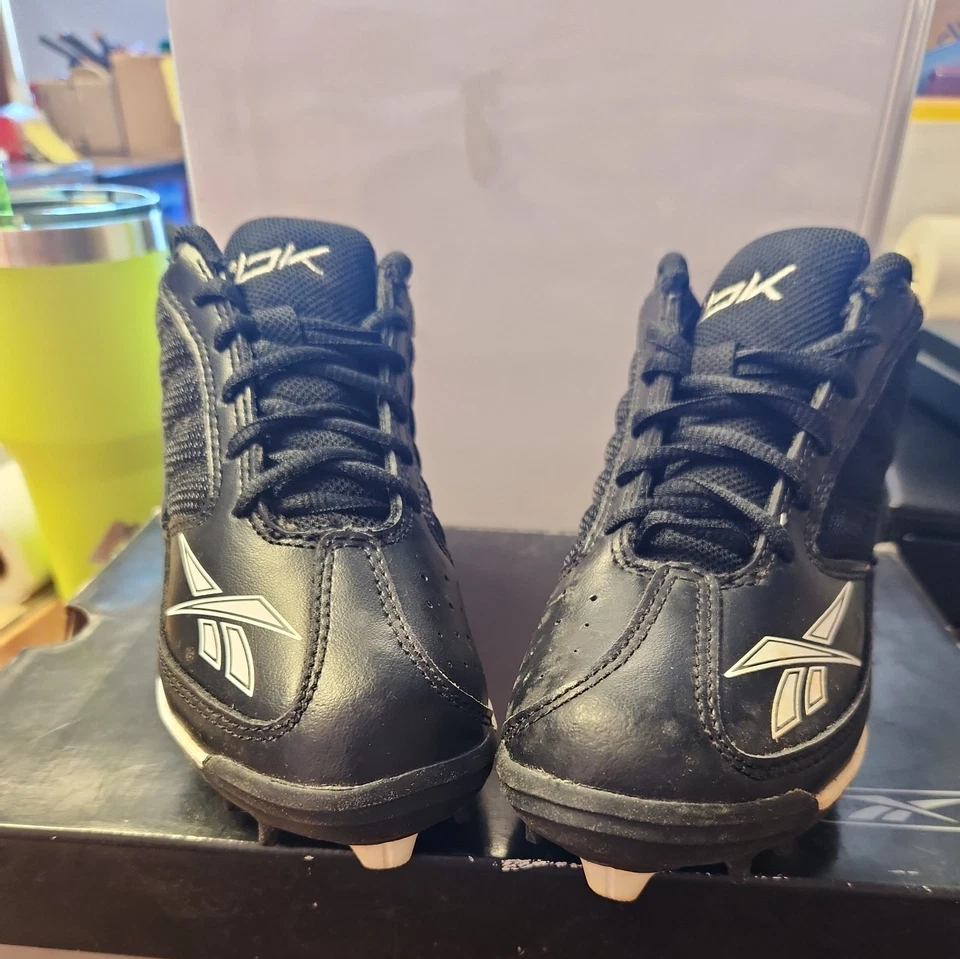 Zapatos de fútbol americano Reebok Jr Audible MID MR7 botines talla 10 con caja Foto 3 de 4