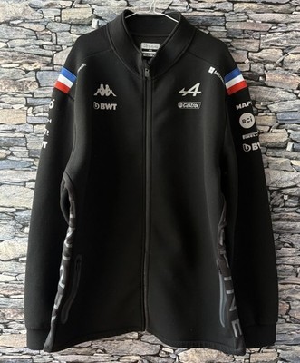 Alpine F1 Team Jacke Herren 4XL schwarz Tech Fleece Full Zip Kappa Formel 1 Racing
