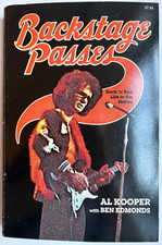 Al Kooper Backstage Passes 1977 1st Edition Vintage Rock Memoir Bob Dylan