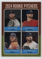 2024 Topps Heritage High Number Chrome /699 Shawn Dubin Spencer Arrighetti 19yv