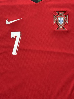 2024 Portugal Home Jersey #7 Ronaldo Medium Nike Soccer Euro CR7