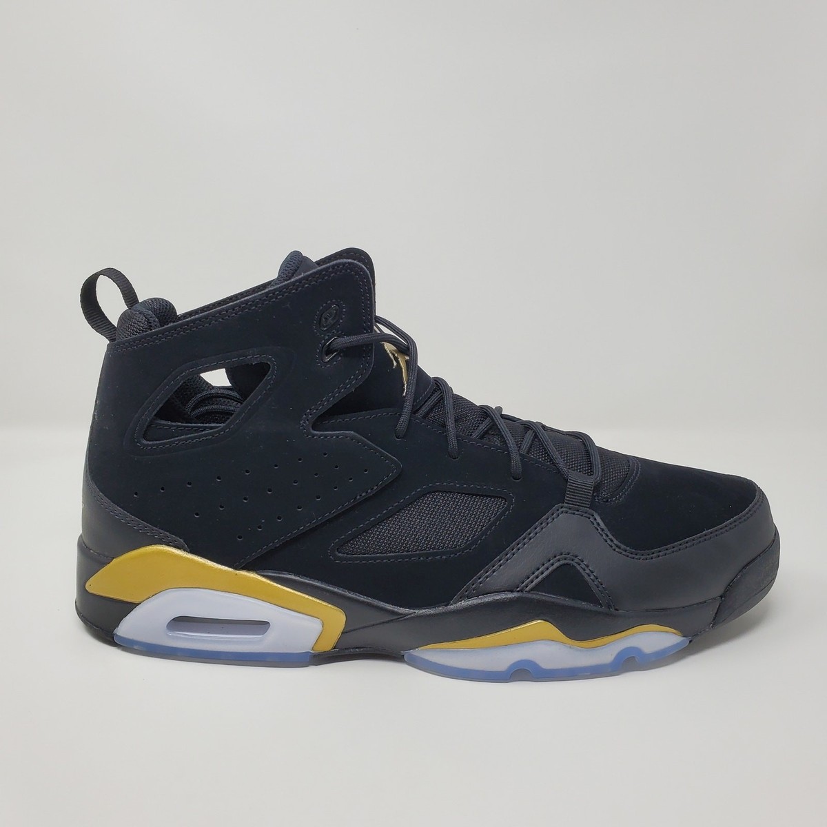 Size 12 - Air Jordan Flight Club 91 Black Metallic Gold for  display picture 1