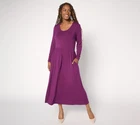 Joan Rivers Classics Collection Women's Petite Dress PM Make Your Purple A731626