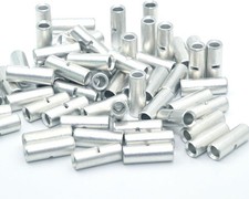 100PCS 12-10 Gauge Non Insulated Butt Connectors Crimp Terminals Tinned Copper