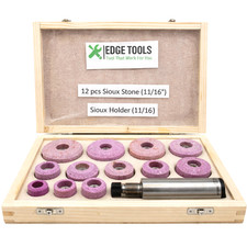 New Sioux Valve Seat Grinding Wheels 12 Pcs Set Stone Holder Star Drive 1116 New Sioux Valve Seat Grinding Wheels 12 Pcs Set Stone Holder Star Drive 1116