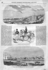 Melbourne, Australia - Market Square - Prince's Bridge - Police - 1854