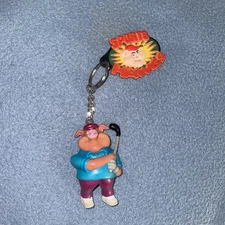 VTG Golfing Pig Golf Porker Oinker Pink Sports Hawgs Duffer Hawg Hog Keychain