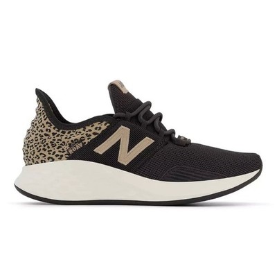 Women's New Balance Running Fresh Foam Roav - Leopard/Black Size 7.5