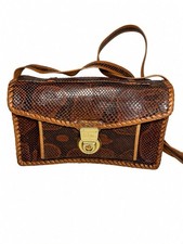 Vintage Snake Skin Leather Purse Africa