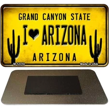 I Love Arizona Novelty Metal Magnet Fridge Refrigerator Home Kitchen Decoration